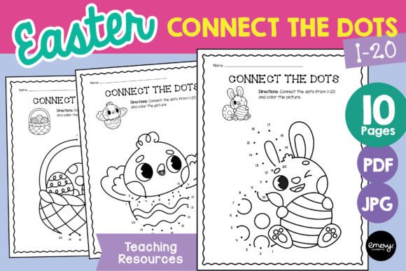 Easter Connect the Dots: A Design Asset for Focused Creativity