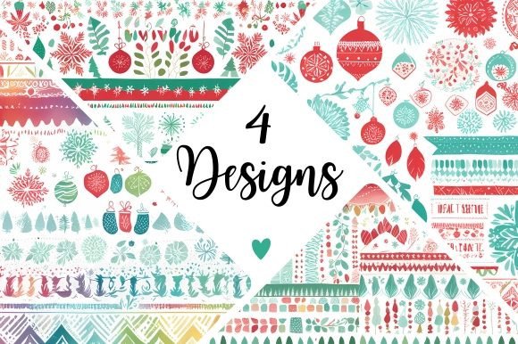 Elevate Holiday Projects with Christmas Decor Digital Paper