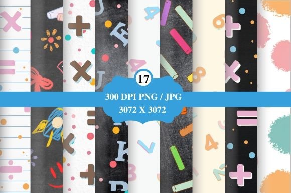 Elevate Your Projects with Versatile Back to School Digital Paper