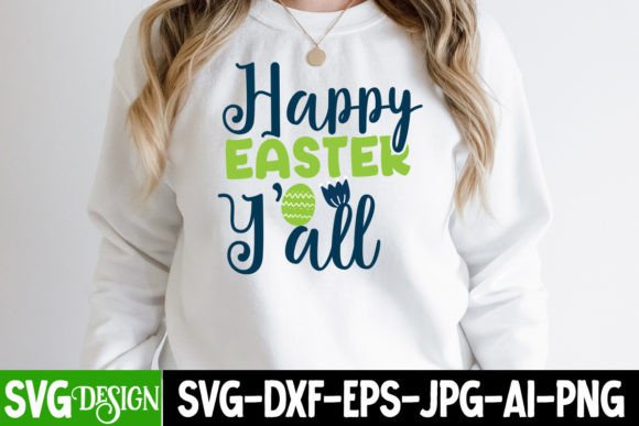 Happy Easter Y'all SVG Cut File: Elevate Your Spring Designs