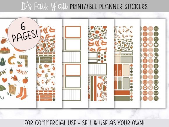 It's Fall Y'all Planner Stickers: A Designer's Guide