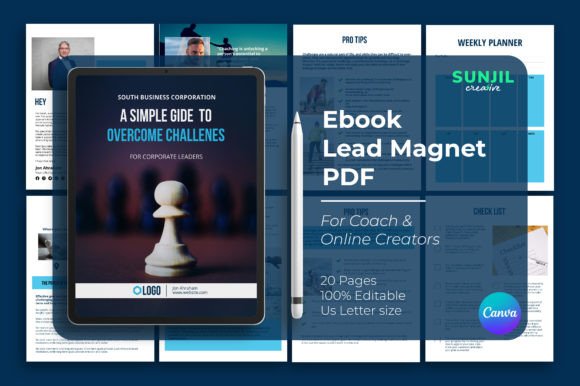 Lead Magnet EBook Pdf for Coaches: A Design-Centric Template