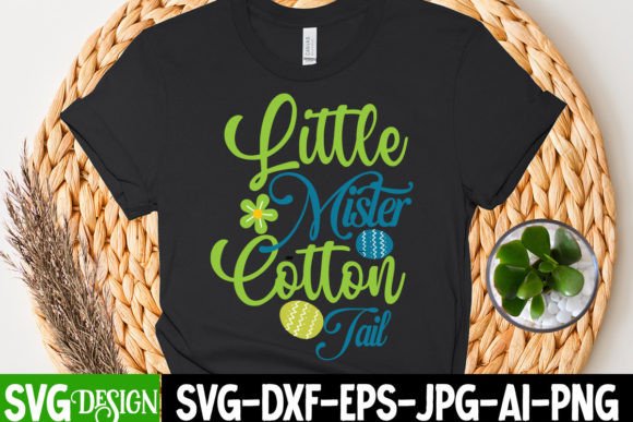 Little Mister Cotton Tail SVG Cut File: A Design Asset