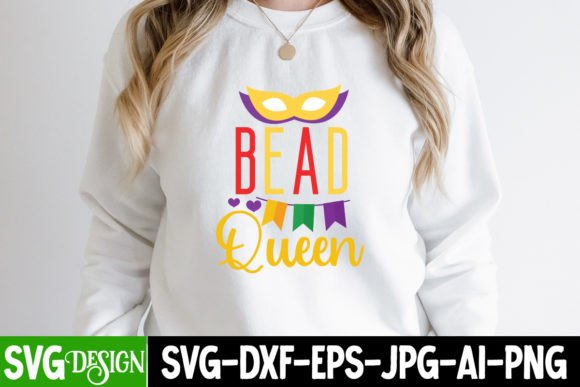 Mastering Mardi Gras Design: The Bead Queen SVG Cut File