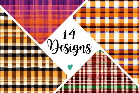 Mastering Visual Harmony with Fall Plaid Design Assets
