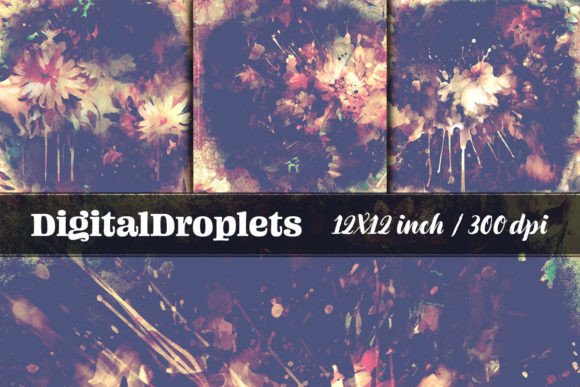 Painted Flower Galore Vol.9: Vintage Floral Design Collection