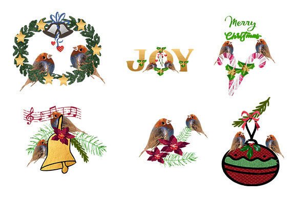 Robins Set: Festive Design Assets for Creative Projects