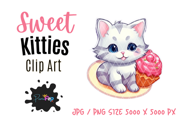 Sweet Kitties Clip Art: Elevating Modern Visual Design